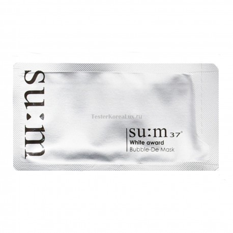 Su:m37˚ White Award Bubble-De Mask 4ml*10ea